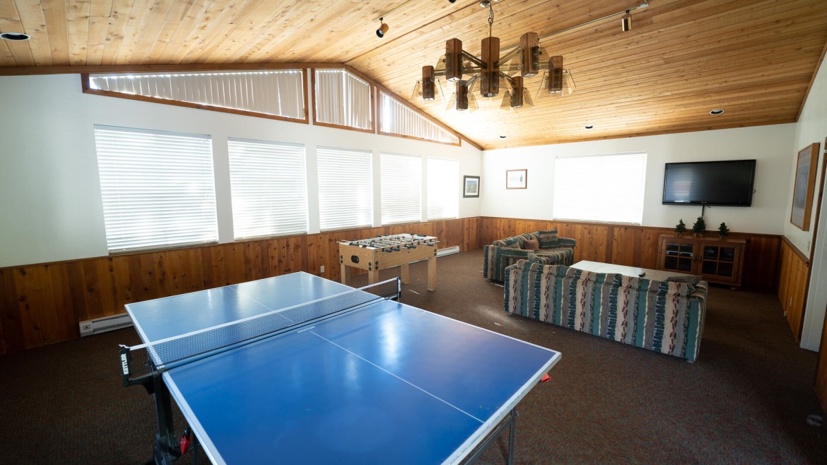 Game Room with Ping Pong and Foosball